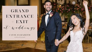 Wedding Grand Entrances and Exits What You Should Know [upl. by Eelidnarb]