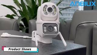 8MP 4K PTZ Wifi Camera Dual Lens with Dual Screen [upl. by Cordula]