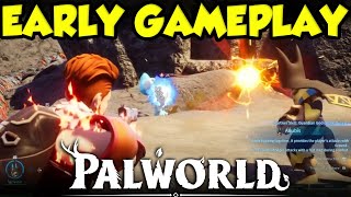 EARLY ACCESS PALWORLD GAMEPLAY [upl. by Axe445]