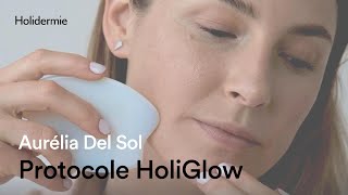 Protocole yoga du visage HoliGlow  Aurélia Del Sol [upl. by Inavihs]