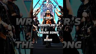 TOP 5 THEME SONG WWE WRESTLERS nowwerules shorts wwe romanreigns drewmcintyre johncena rock [upl. by Einwat729]