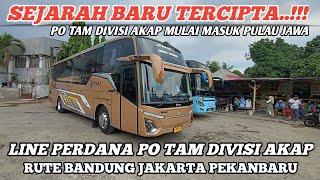 LINE PERDANA PO TAM DIVISI AKAP RUTE BANDUNG  PEKANBARU‼️SPESIAL JETBUS 5 30 SEAT LEGREST‼️ [upl. by Rombert]