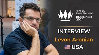 quotI GOT LUCKY AS USUALquot  LEVON ARONIAN TEAM USA [upl. by Tychonn]