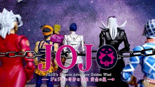 FIGHTING GOLD amp TRAITORS REQUIEM JOJOS BIZARRE ADVENTURE STOPMOTION OPENING SONGS [upl. by Carpio]