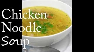 Chicken Noodle Soup Recipe  The Frugal Chef [upl. by Mccarty]