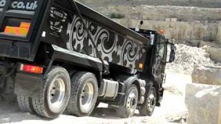 Iveco All Blacks Trakker tipper [upl. by Armahs]