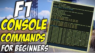 10 Of The Best Rust F1 Console Commands For Beginners  Rust [upl. by Hope]