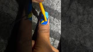 💦🧢Easy nail art with tools 🌈💅🏻 viralnailart nailtools [upl. by Betti]