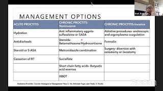 Management of LACC continued Acute and late toxicities of RT amp chemotherapy in LACC [upl. by Aynotel]