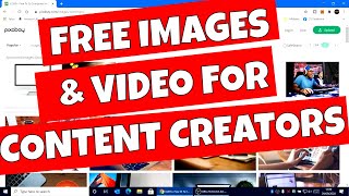 Get FREE Images amp Video For Your Content From PIXABAY [upl. by Avrit276]