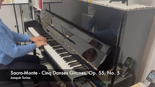 SacroMonte  Cinq Danses Gitanes Op 55 No 5  AMEB Piano Grade 8 Series 18 [upl. by Llerrat]