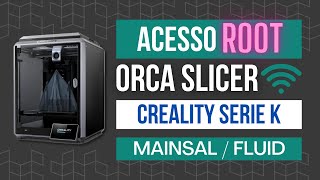 Conectar Orca Slicer por WIFI nas impressoras série K após o Root [upl. by Sigsmond]