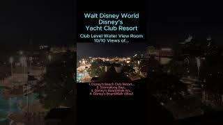 Disneys Yacht Club Resort  Club Level  Balcony View  Walt Disney World Resort  PapaBestDisney [upl. by Enaitsirk224]