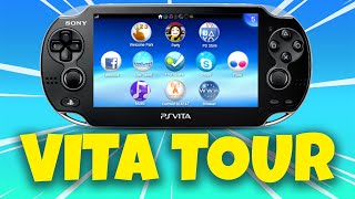 Whats On My MODDED PS VITA PlayStation Vita Tour [upl. by Moth693]