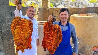 Mountain Lamb Samarkand Uzbekistan  Tandoori Lamb  Uzbekistan Best Food  Mubashir Saddique [upl. by Yerahcaz]