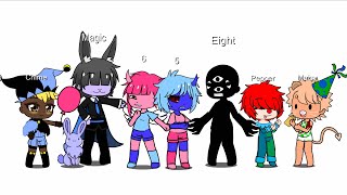 The 7 main Pepper’s Playhouse OC’s in Gacha Club For kalopop Read description [upl. by Eerased10]