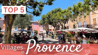 TOP 5 charming Villages in Provence France  French Riviera Travel Guide [upl. by Geaghan429]