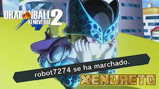 ◢ XENORETO 56 😂 ¡LO APALIZO EN 1 MINUTO CON CELL JR Y TIRA DEL CABLE 😂  Xenoverse 2 ◣ [upl. by Pack]