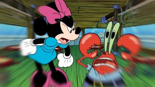 MINNIE MOUSE MURDERS MR KRABS AT THE KRUSTY KRAB [upl. by Carlick]