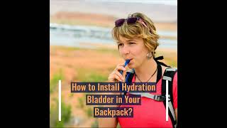 How to Install Hydration Bladder in Your Backpack in 4 Easy Steps [upl. by Aissilem697]