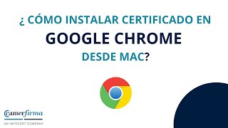 Cómo instalar mi certificado digital en Google Chrome desde un MAC [upl. by Aimej]