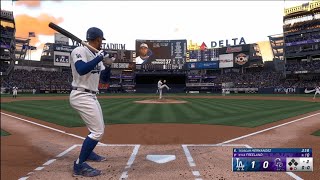 Dodger vs Colorado Rockies MLB The Show 24 [upl. by Rasecoiluj]