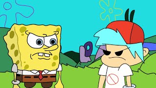 FNF vs Spongebob parodies  YourBoySponge Week [upl. by Ylram]