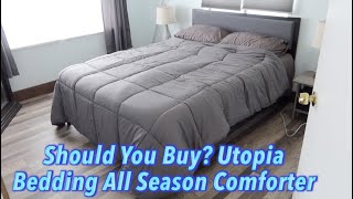 Should You Buy Utopia Bedding All Season Comforter [upl. by Hareehahs22]