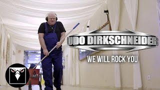 We Will Rock You Udo Dirkschneider Version Official Music Video [upl. by Otreblide842]