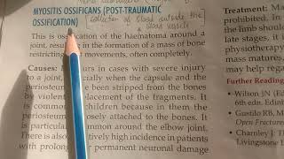 Myositis Ossificans post traumatic ossification [upl. by Kurtz]