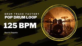 Pop  Electronic Drum Practice Beat 125 bpm [upl. by Cockburn]