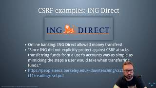 Crosssite Request Forgery CSRF Examples [upl. by Aikemot]