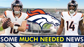 The Good News Is FLOWING IN For The Denver Broncos Right Now [upl. by Ijan]