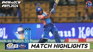 MI vs DC 1st Match WPL 2024 Highlights  Women IPL Highlights 2024  Cricket wpl 2024 highlights [upl. by Okiron]