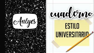 HAZ UN CUADERNO ESTILO UNIVERSITARIO EN WORD  Anlyes [upl. by Beffrey]