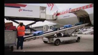 Baggage Handling at Amsterdam Schiphol [upl. by Naujyt380]