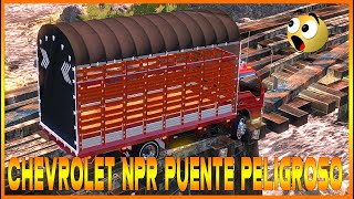 Chevrolet NPR Izuso Beta  Puente peligroso Vía melgar  Mapa De Colombia JhonDeathCol ETS2 V137 [upl. by Amsirhc569]