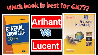 Arihant and Lucent book reviewWhich book is best Arihant gk by Manohar Pandey or Lucent gk [upl. by Acinaj]