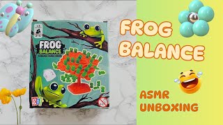 ASMR Frog Balance Toy Unboxing unboxing funny asmr toy shortvideo trending kids reels play [upl. by Immanuel]