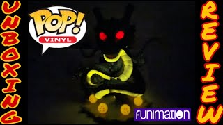 Shenron Funimation Exclusive 10quot Funko Pop GITD Review [upl. by Aielam20]