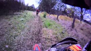 2012 KTM 350 EXCF VS 2005 KTM 450 EXC [upl. by Meredithe552]