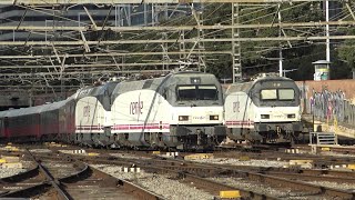 Trenes Verano 2023 en Barcelona y Alrededores Tren Al Andalus en Estacion de Francia [upl. by Aihsiek]