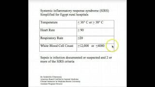 SIRS Criteria in Sepsis [upl. by Merritt]