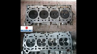 Suzuki Cylinder head restoration resurfacing Zylinderkopf Renovierung Hengerfej felújítás ASMR [upl. by Asp]