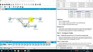 3315 Packet Tracer  Configuring PVST [upl. by Anisamoht]