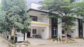 Duplex Villas for sale in Hyderabad  Corner Villa  Land Owner Share [upl. by Eicnan226]