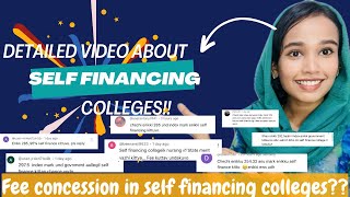 Self Financing College Admissions⁉️Lbs AdmissionStudents with Fee Concession Faziis World [upl. by Kcinom862]