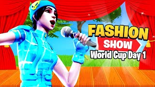 Fortnite Fashion Show World Cup Day 1 [upl. by Myna]