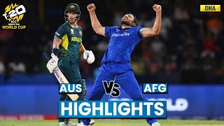 AFG Vs AUS Highlights Afghanistan Take Revenge Beat Australia By 21 Runs T20 WC 2024 I AUS Vs AFG [upl. by Cullan752]