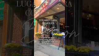 LUGARES PARA COMER EN BOSTON Casarecce Ristorante y Bova’s Bakery 🇺🇸 [upl. by Zaremski]